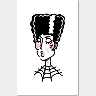 Punk Bride of Frankenstein Posters and Art